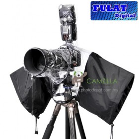FULAT Rain Cover FOR DSLR Camera and Speedlite